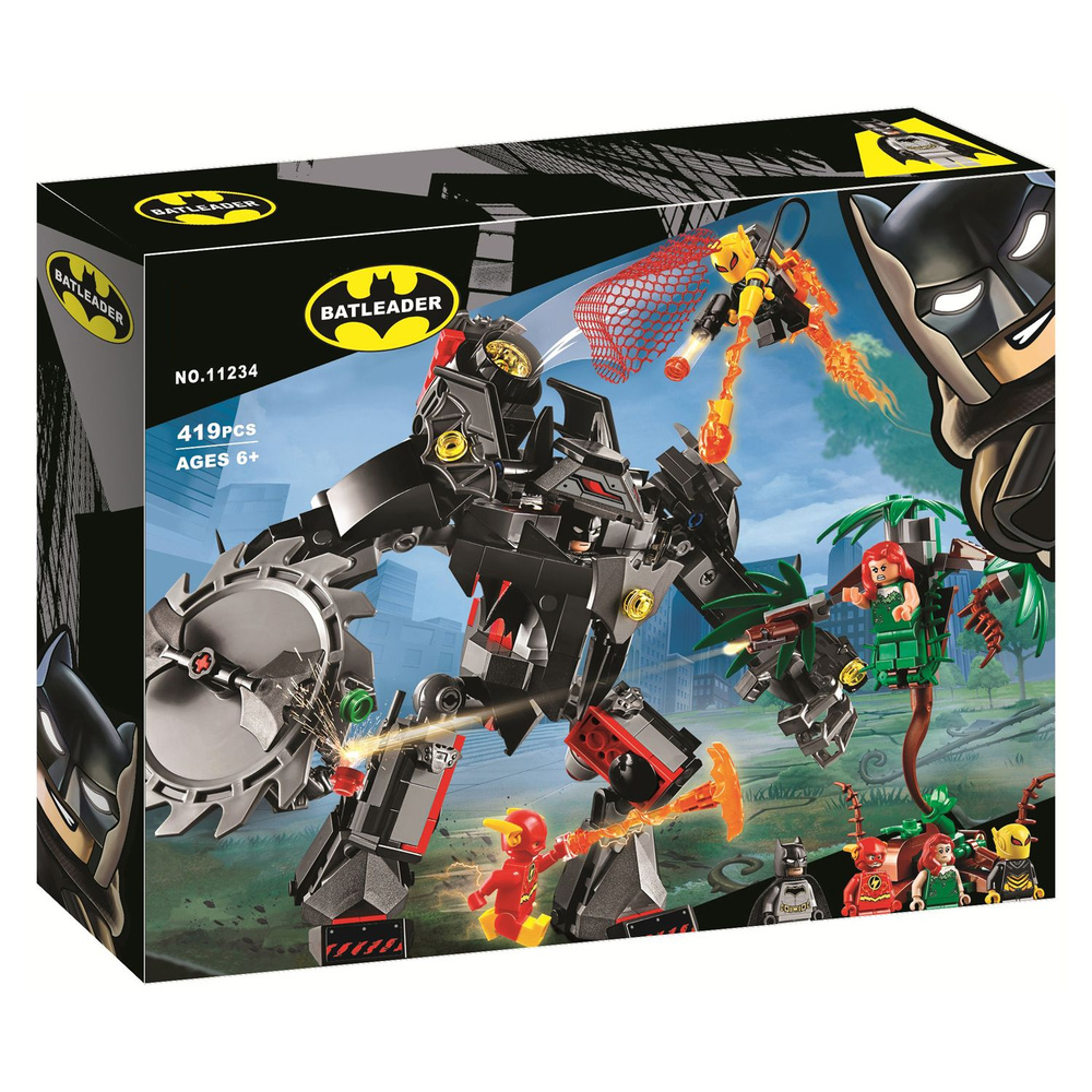 Конструктор LARI (BELA) Batman: Робот Бэтмена против робота Ядовитого Плюща, 419 дет. (11234) / совместим #1