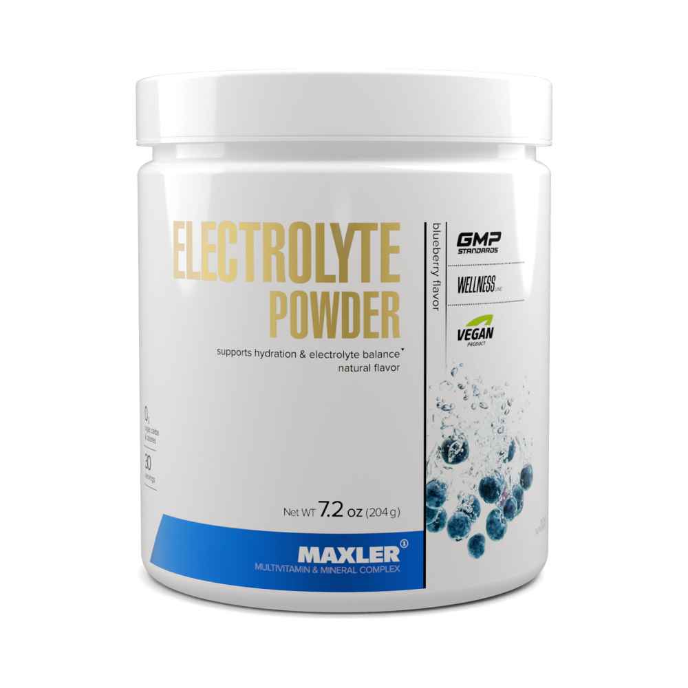 Электролиты Maxler Electrolyte Powder 204г Черника #1