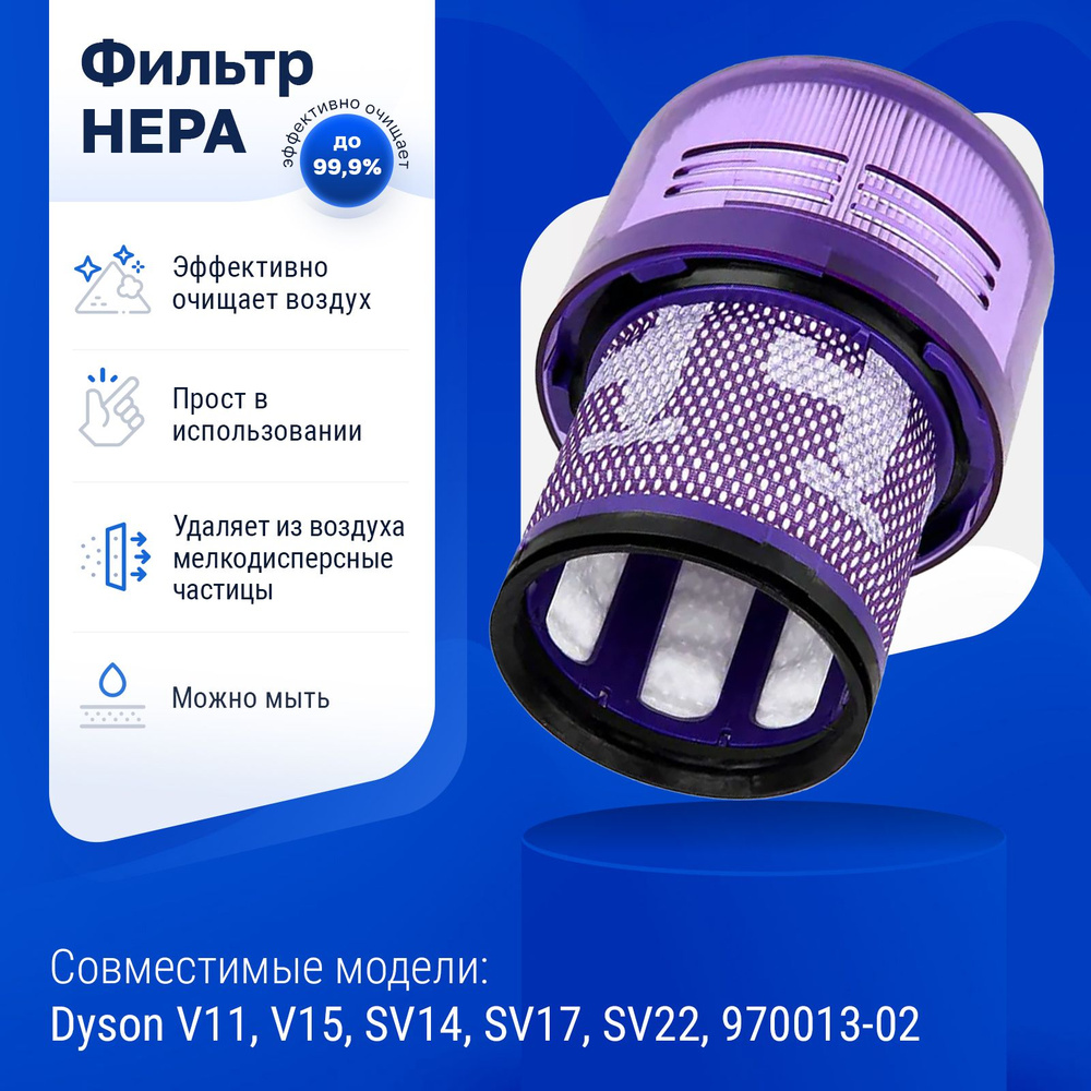 Фильтр для пылесоса Dyson V11, V15, SV14, SV17, SV22, 970013-02 #1