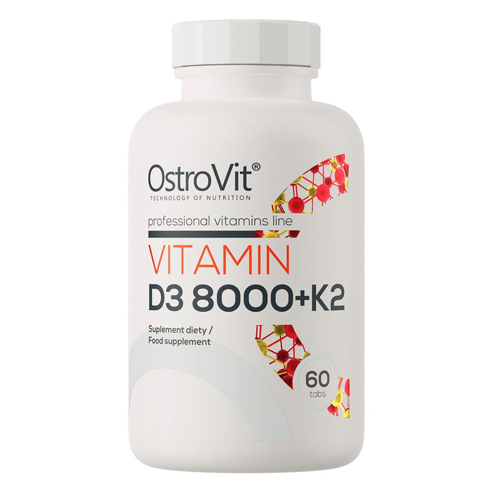 Ostrovit, Vitamin D3 + K2, Витамин Д3 + Витамин К2 для иммунитета, для здоровья костей и зубов, 8000МЕ #1