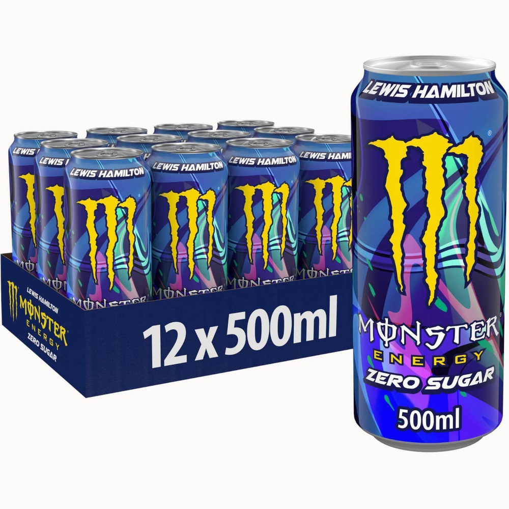 Вlack Monster Lewis Hamilton Zero/Льюис Хэмилтон Зеро 500 мл * 12 шт #1