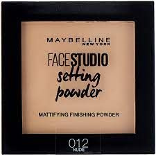 MAYBELLINE NEW YORK face studio setting powder матирующая фиксирующая пудра для лица, оттенок 012 Nude #1