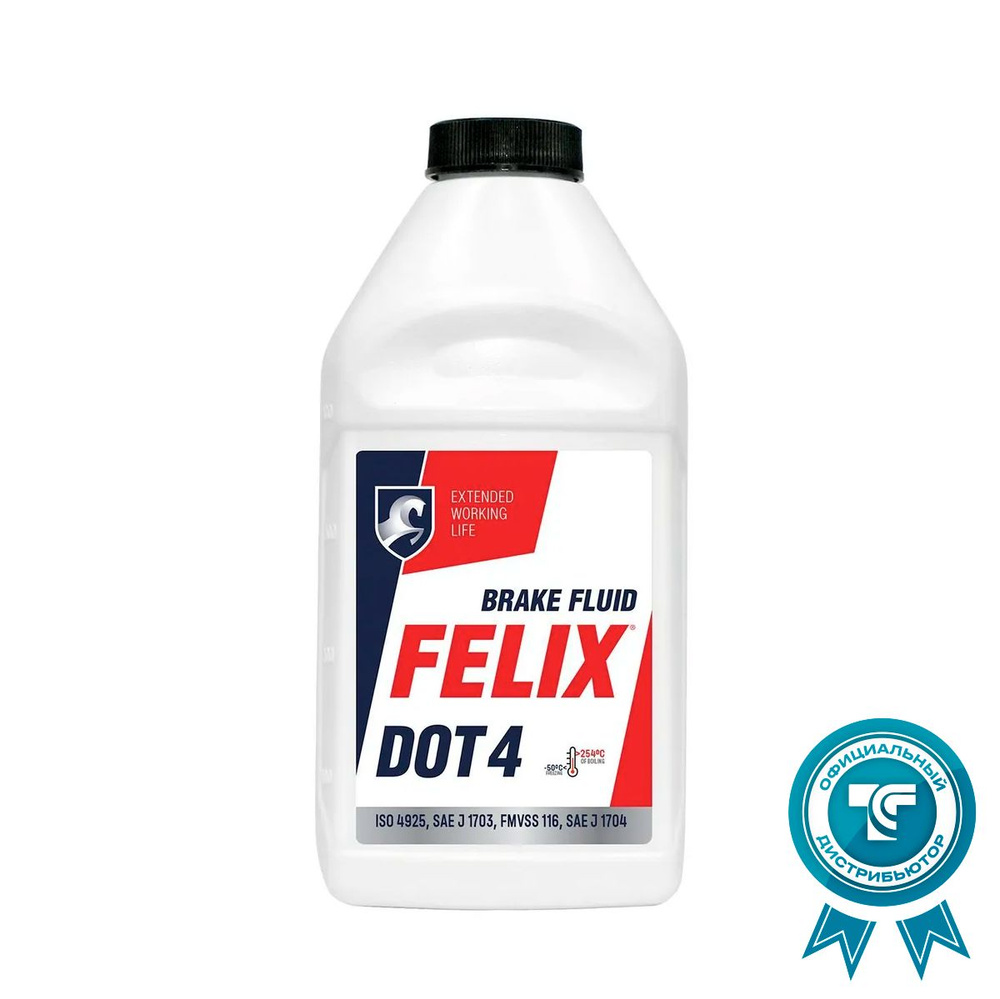 Тормозная жидкость FELIX DOT 4, 455 г #1