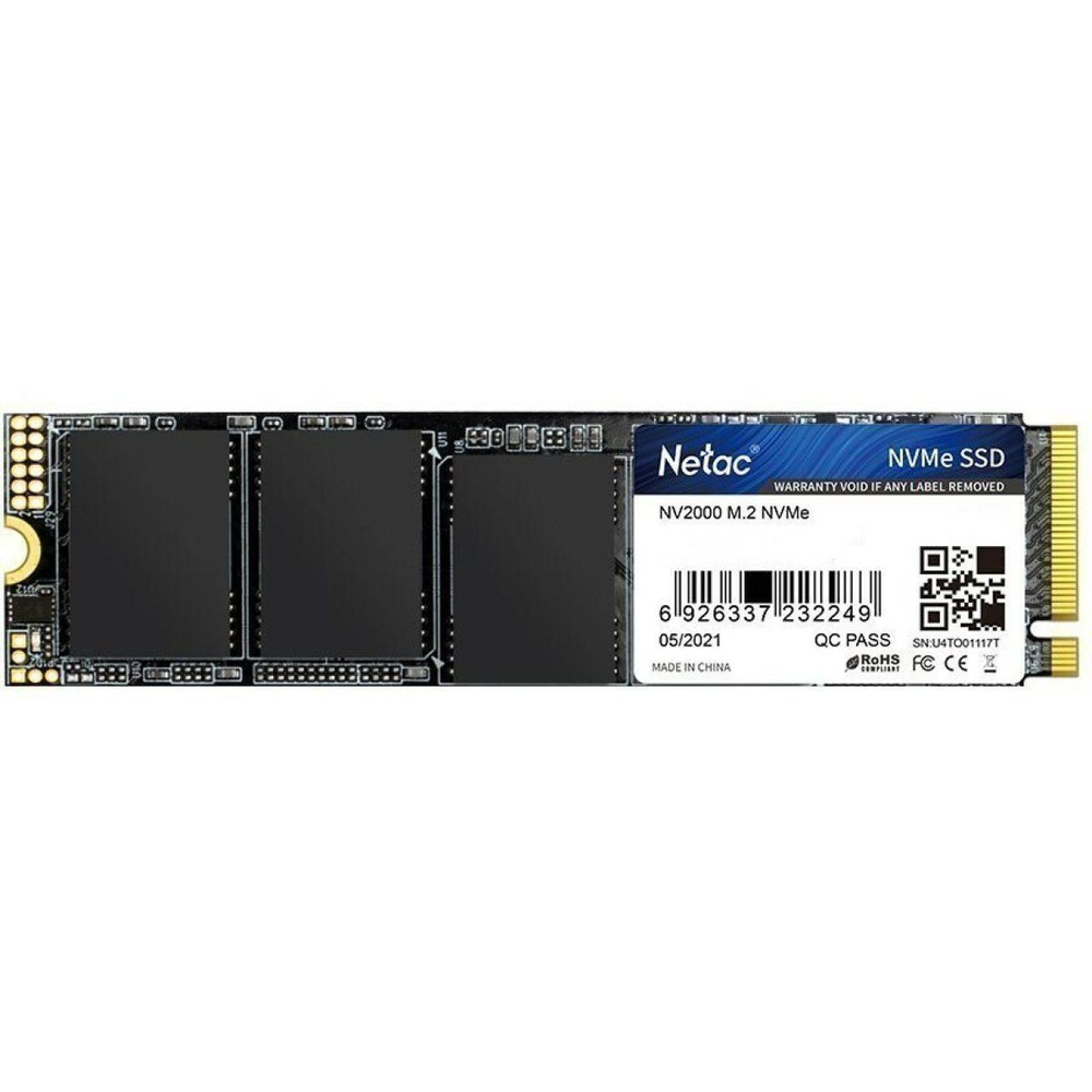 Netac 256 ГБ Внутренний SSD-диск M.2 NV2000 256 Гб PCIe NT01NV2000-256-E4X (M.2 NV2000 256 Гб PCIe NT01NV2000-256-E4X) #1