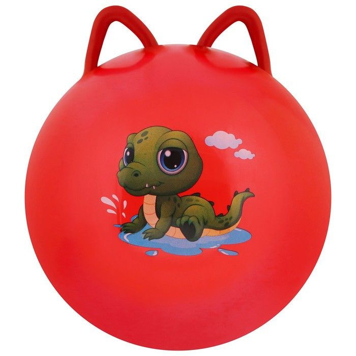 Мяч-прыгун с ушками ZABIAKA, d - 45 см, 380 г, цвета МИКС #1