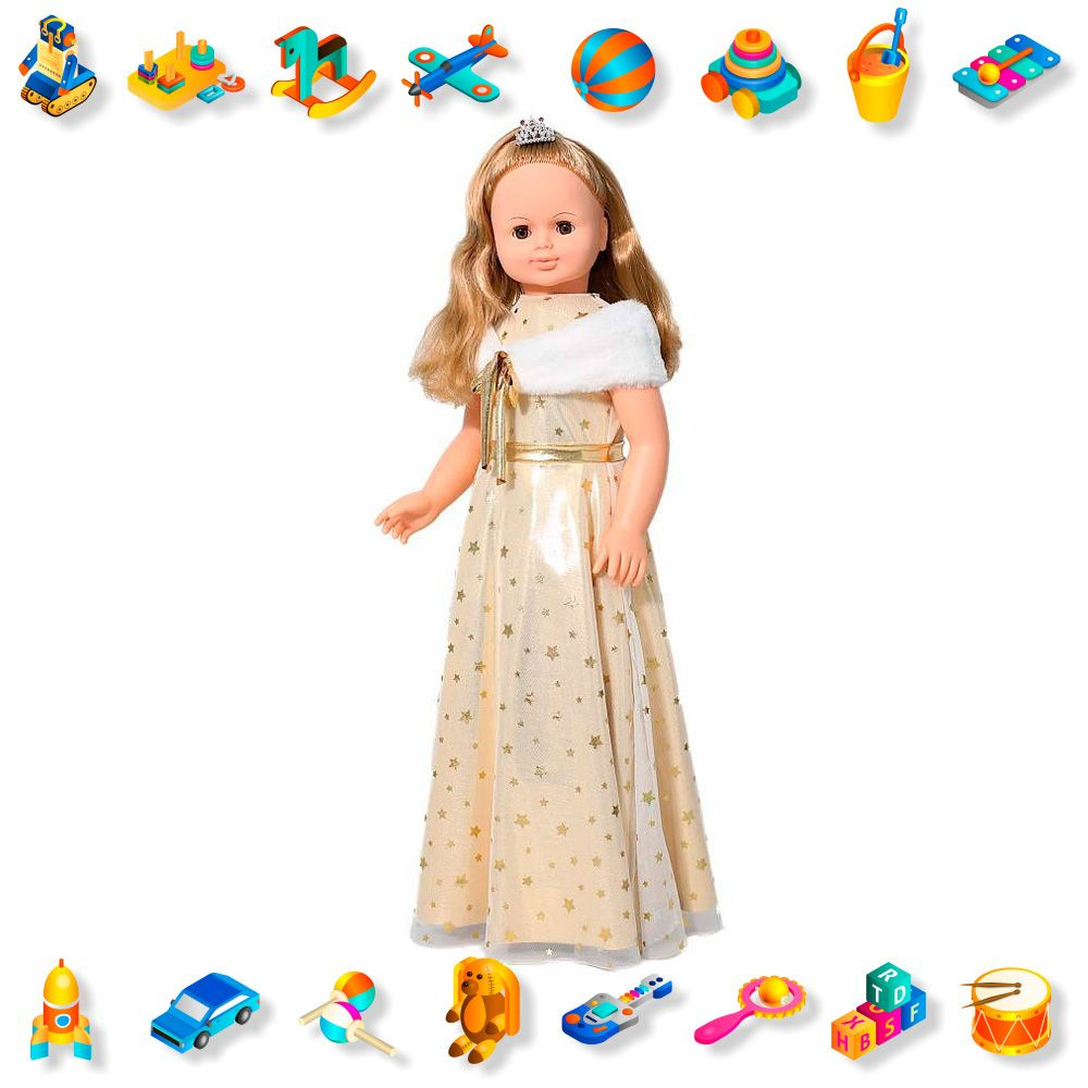 Снежана праздничная 5 Весна кукла 83 см пластмассовая #1