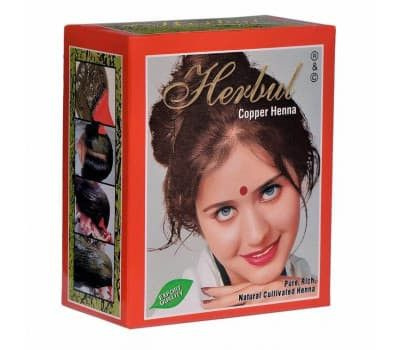 Хна индийская натуральная для волос Хербул / Herbul Henna , 60 гр. (6х10) , Медная (Copper)  #1