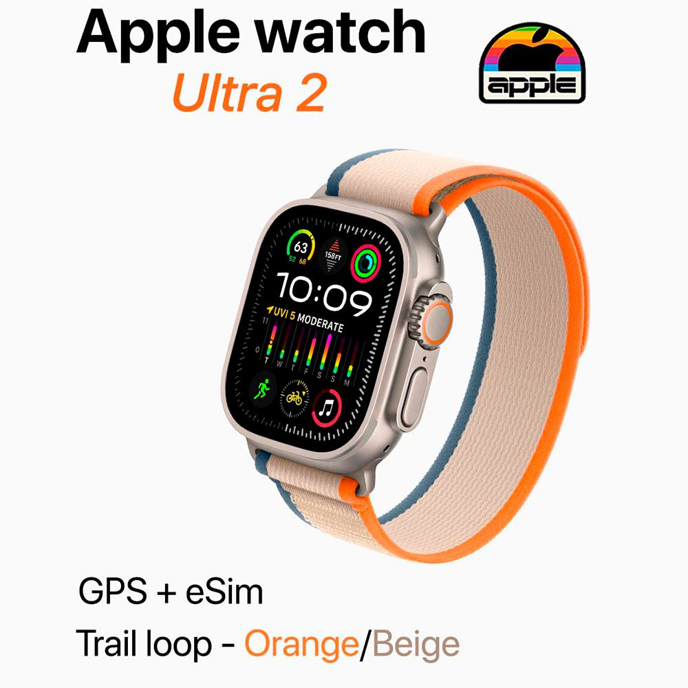 Watch Ultra 2 Trail loop Orange/Beige GPS + Cellular #1