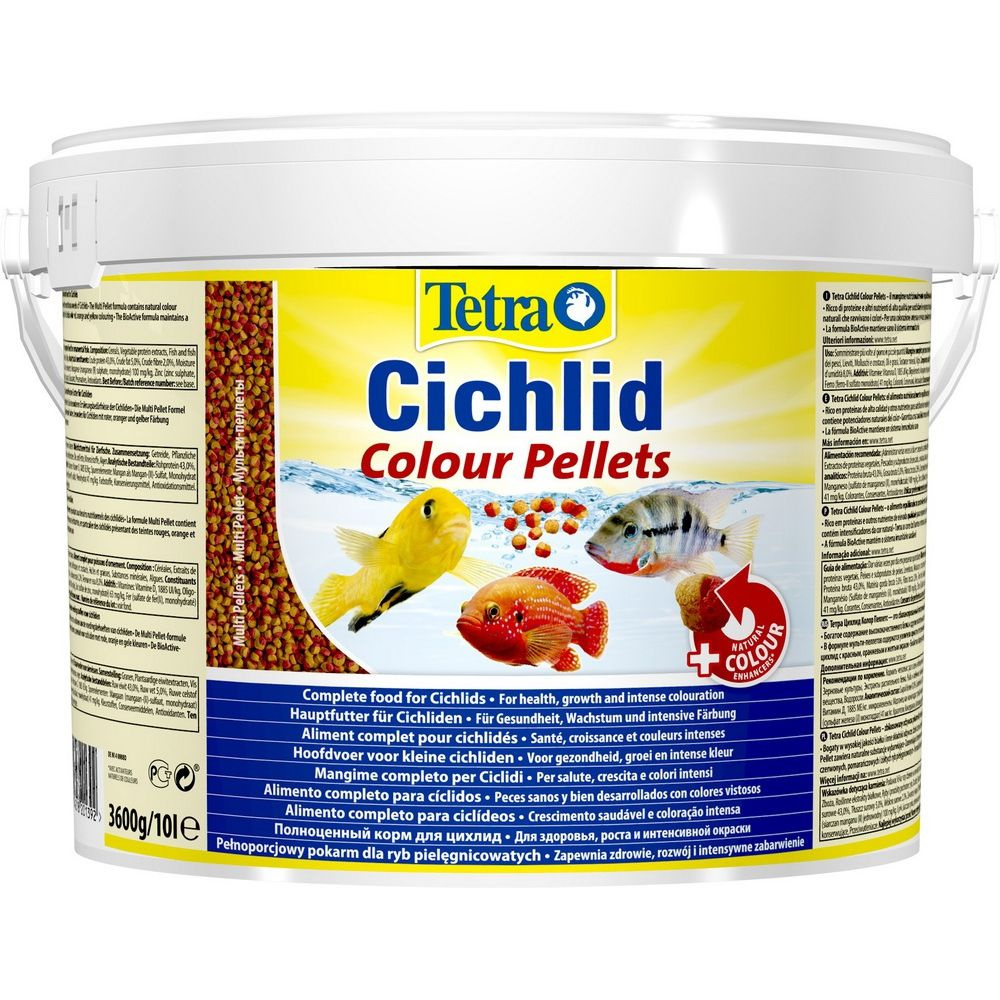 Корм для рыб Tetra Cichlid Colour 10л #1