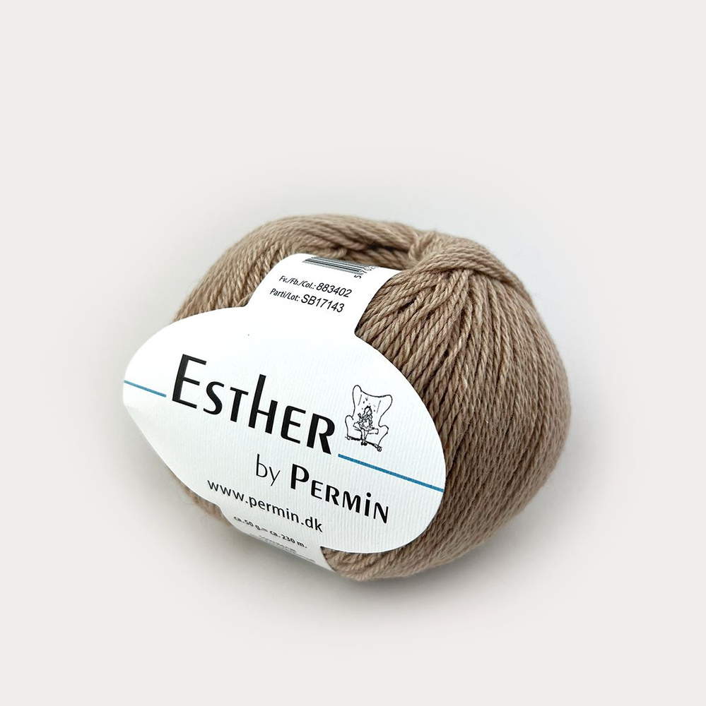 Пряжа для вязания Permin Esther (883402 Beige) #1