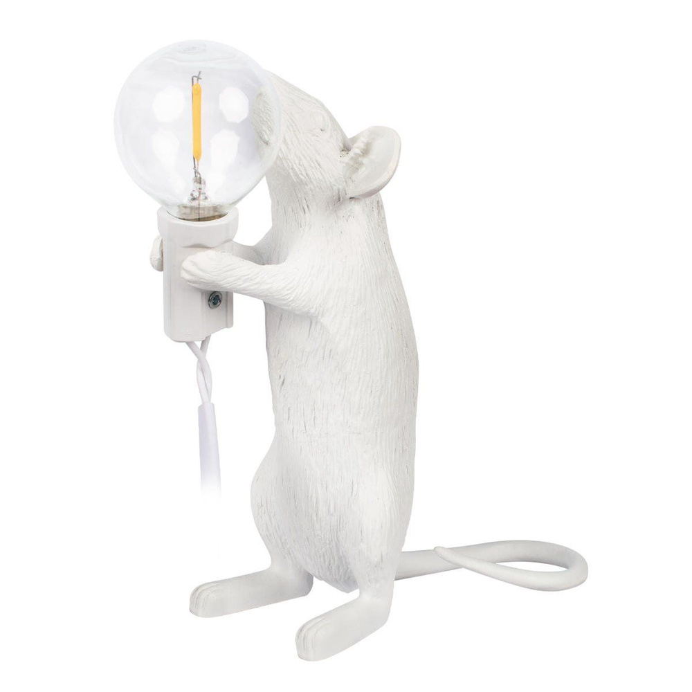 Настольная лампа Loft IT Mouse 10313 White #1
