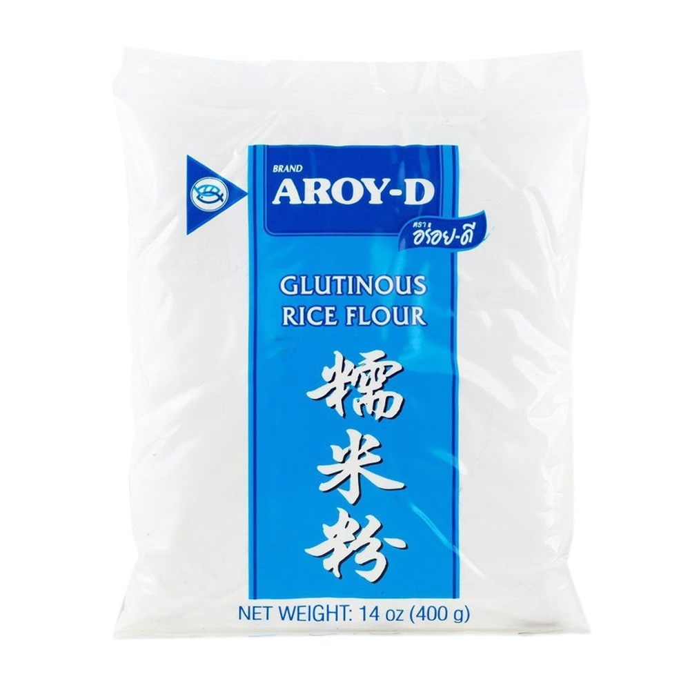 Мука рисовая клейкая, без глютена, Aroy-d, Таиланд, 400 г х 1шт  #1