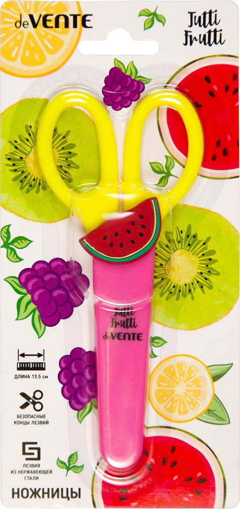 Ножницы детские Tutti-Frutti. Watermelon, 13,5 см #1