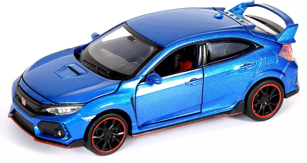 Модель машины MINIAUTO Honda Civic Type R 1:32 свет, звук, инерционный механизм  #1