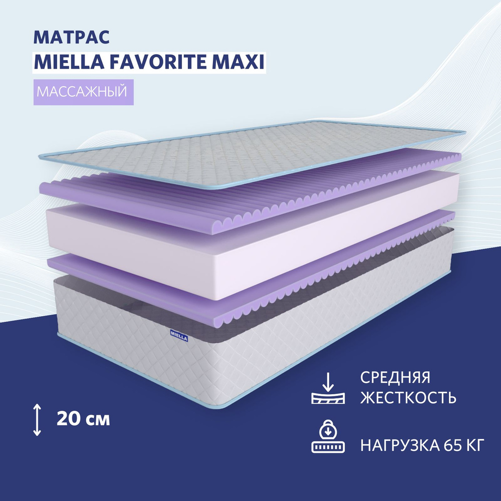 Матрас детский Favorite Maxi c эффектом массажа,70 на 120 см. #1