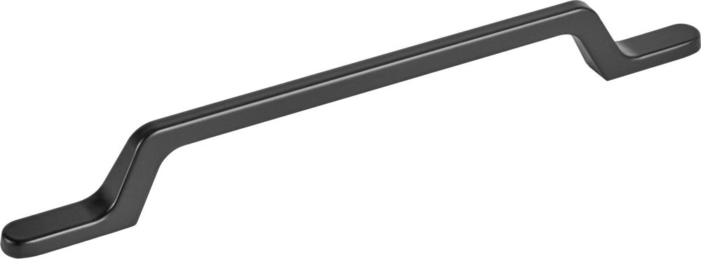 Ручка-скоба мебельная 6902 160 мм цвет матовый черный #1