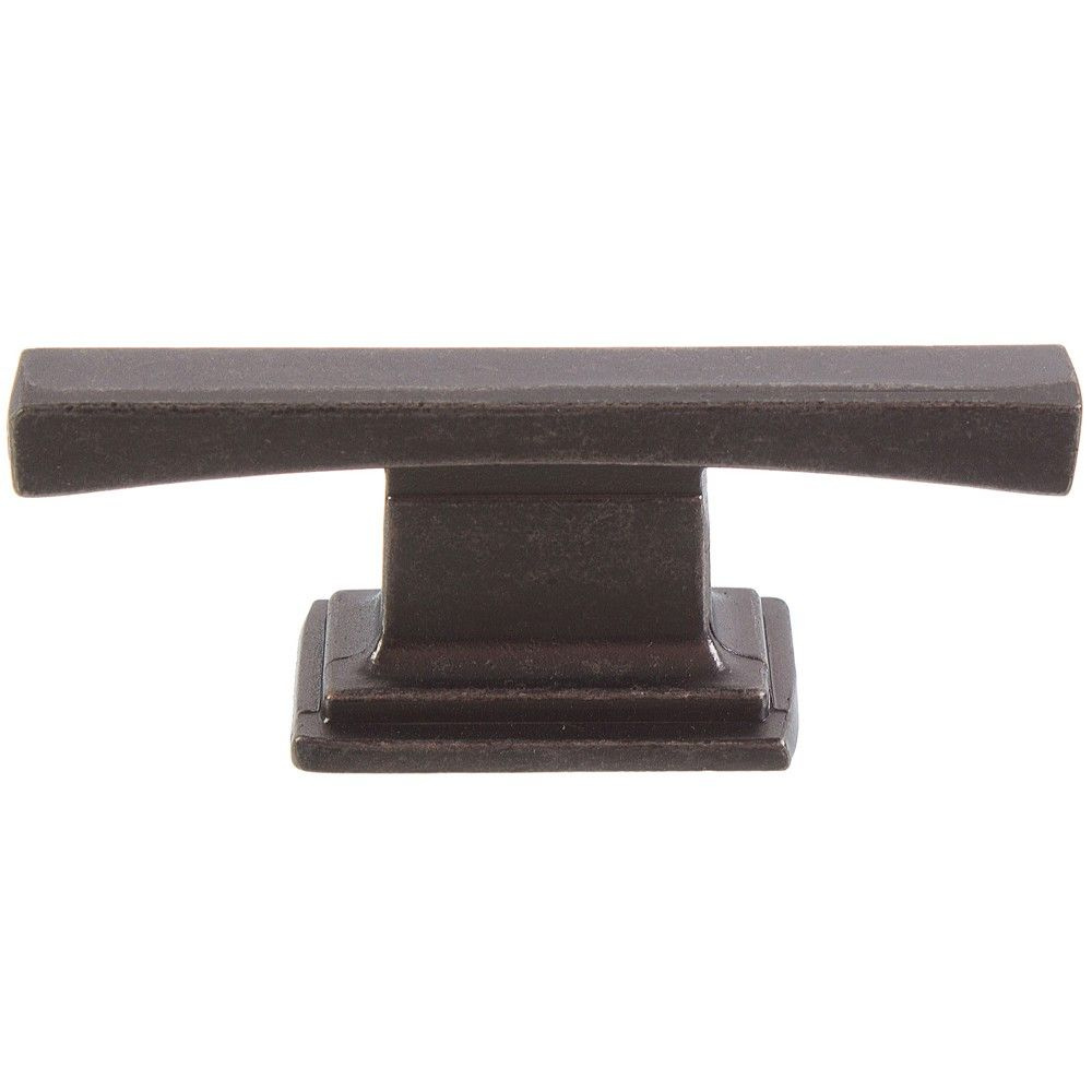 Ручка-кнопка мебельная Kerron RK-085-BAZ цвет чернёный старинный цинк  #1