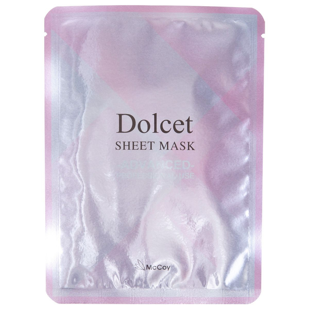 Тканевая маска для увлажнения и упругости кожи груди McCoy Dolcet Sheet Mask, 4 саше х 2 шт.  #1