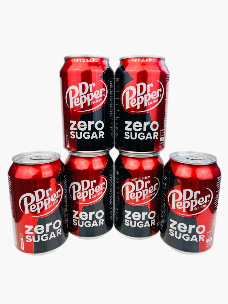 Газированный напиток Dr Pepper Zero без сахара 330 мл * 6 шт, Европа.  #1
