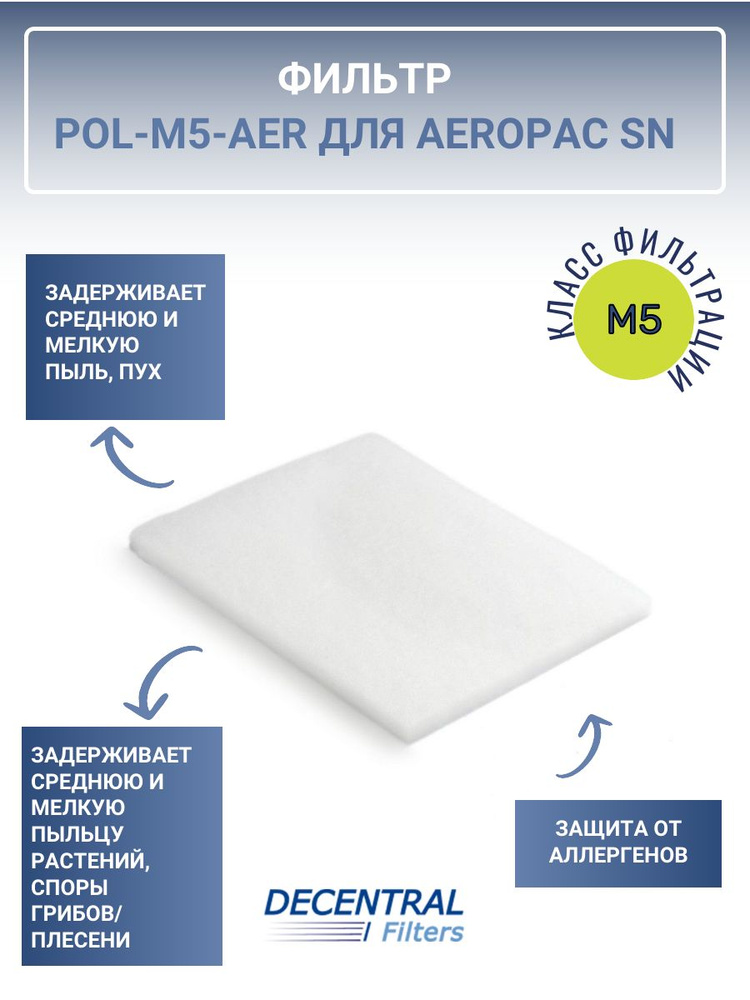 Фильтр тонкой очистки POL-M5-AER для проветривателя Aeropac SN #1