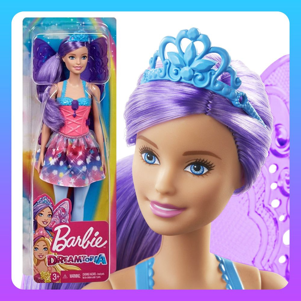 Барби Дримтопия - Фея с фиолетовыми волосами GJK00 #1