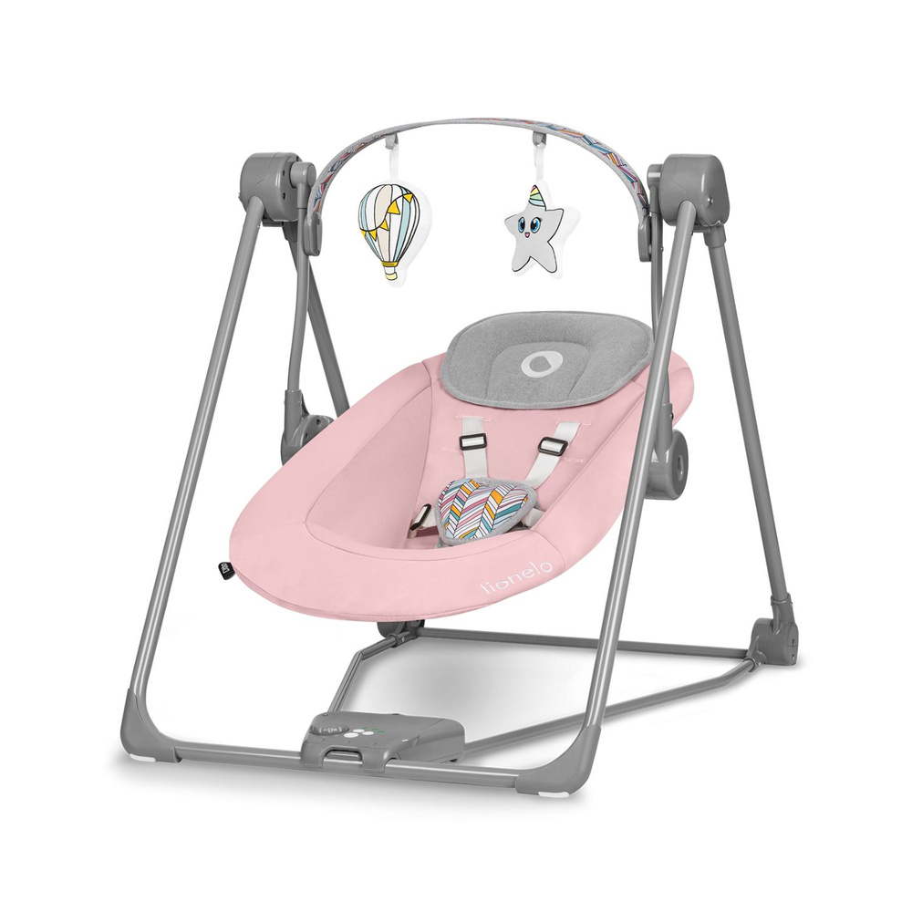 Электрокачели для новорожденных Lionelo Otto Pink Baby #1