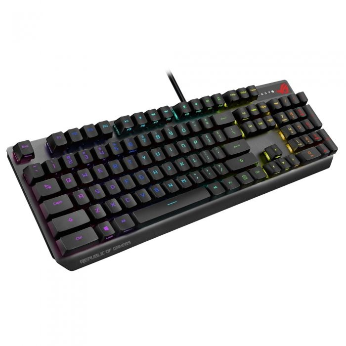 ASUS Игровая клавиатура проводная ROG Strix Scope RX, (ROG RX Red), черный  #1
