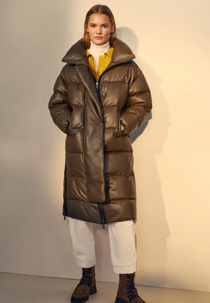 Пальто пуховое Massimo Dutti #1