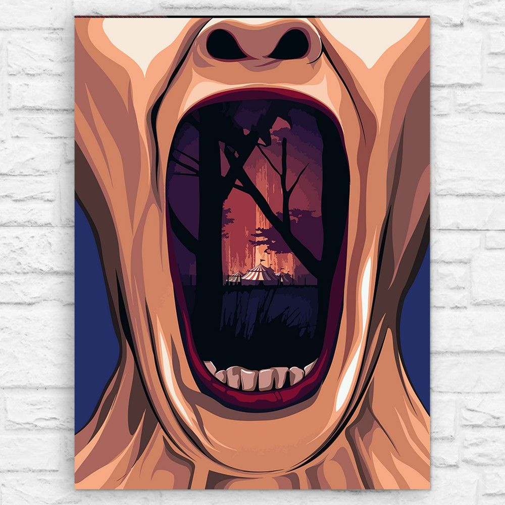 Картина по номерам на холсте сериал Американская история ужасов (American Horror Story) - 15197 В 30x40 #1