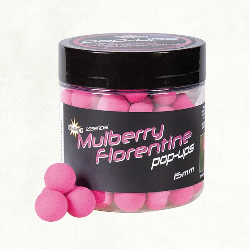 Плавающие бойлы Dynamite Baits Mulberry Florentine Fluro Pop-Ups (шелковица) #1