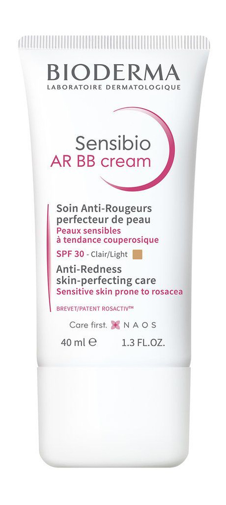 Защитный BB-крем для кожи с покраснениями и розацеа Sensibio AR BB Cream SPF 30, 40 мл  #1