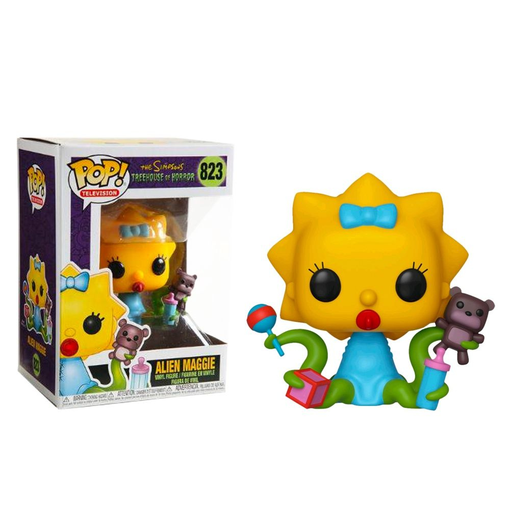 Фигурки Funko Pop! Simpsons: Maggie Simpson as Alien (Фанко Поп Мэгги Симпсон инопланетянин из мультсериала #1