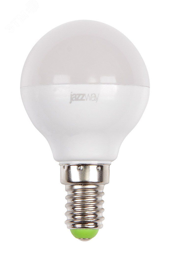 Лампа JazzWay светодиодная LED 7w E14 4000K шар 230/50 5018945 #1
