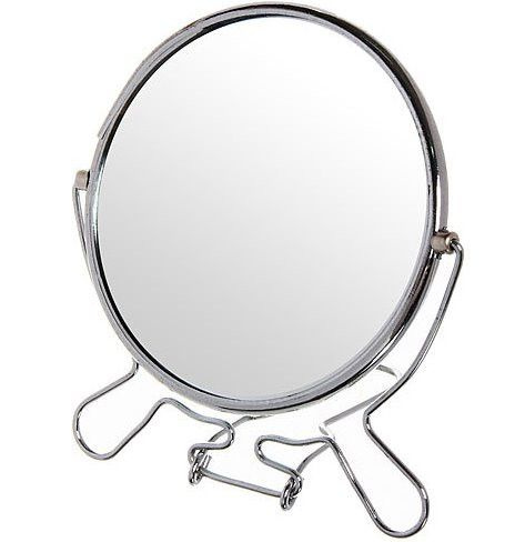 Зеркало настольное круглое ф14см мет.оправа 988-3 (422-113) #1