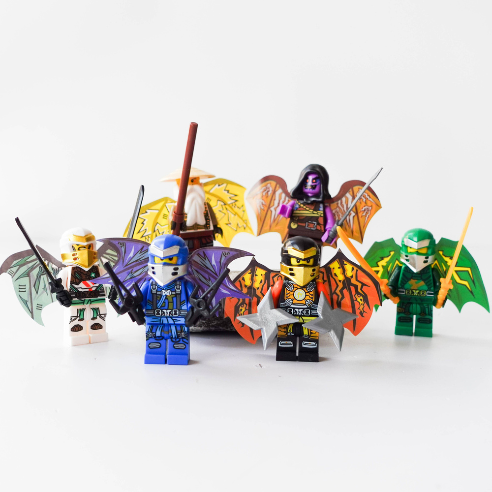 Игровой набор Фигурки Ninjago с крыльями, 6 шт #1