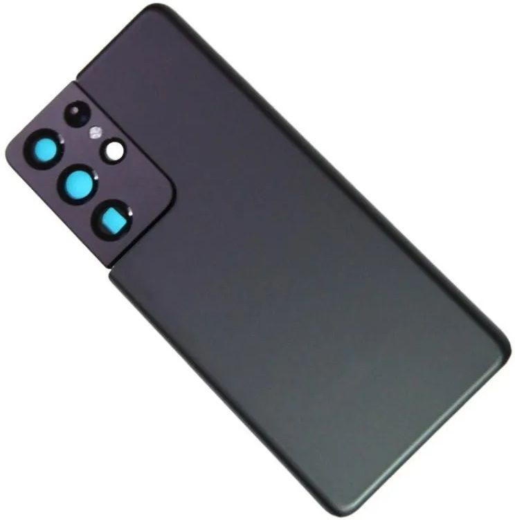 Задняя крышка для Samsung Galaxy S21 Ultra (G998B) Черный - Премиум #1