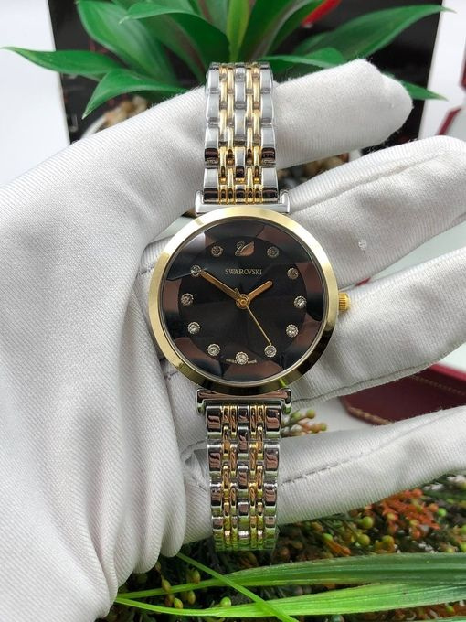 Женские наручные часы SWAROVSKI с металлическим ремешком в подарочной упаковке  #1