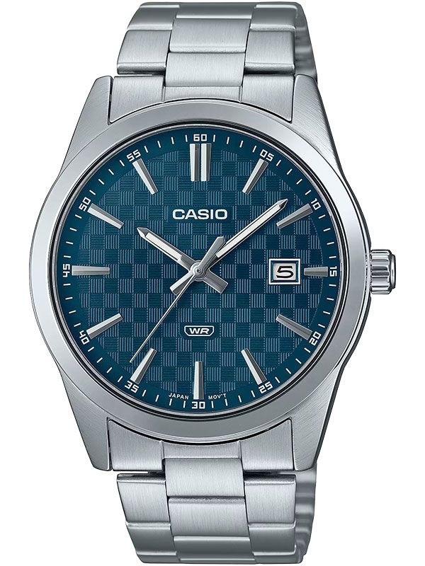 Мужские кварцевые наручные часы Casio MTP-VD03D-2A2 с индикатором даты  #1