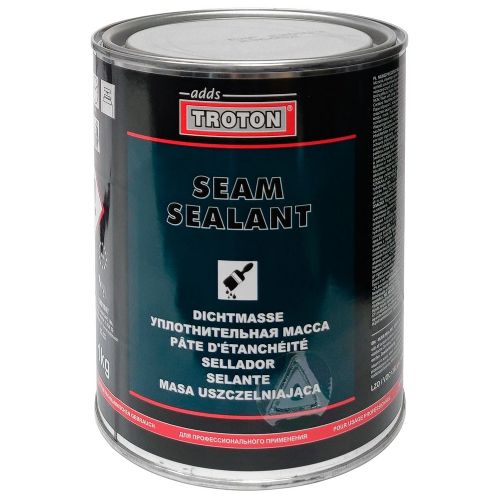 герметик кузовной под кисть серый SEAM SEALANT TROTON (1кг) #1