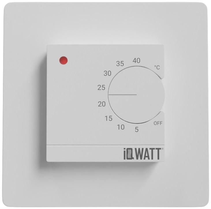 IQWATT Терморегулятор/термостат до 3600Вт Для теплого пола, белый  #1
