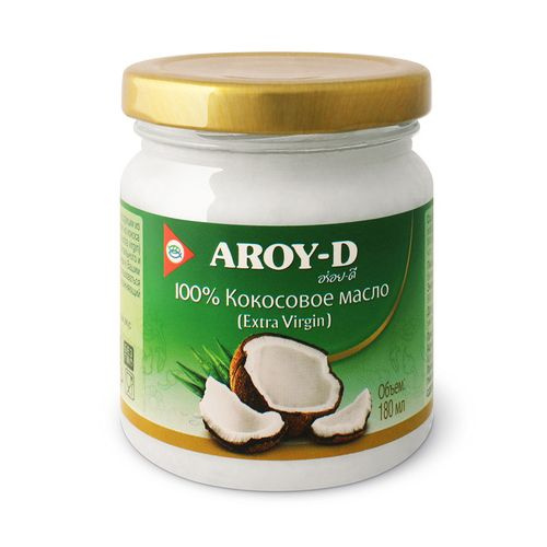 Aroy-D Масло кокосовое нерафинированное, 180 г #1