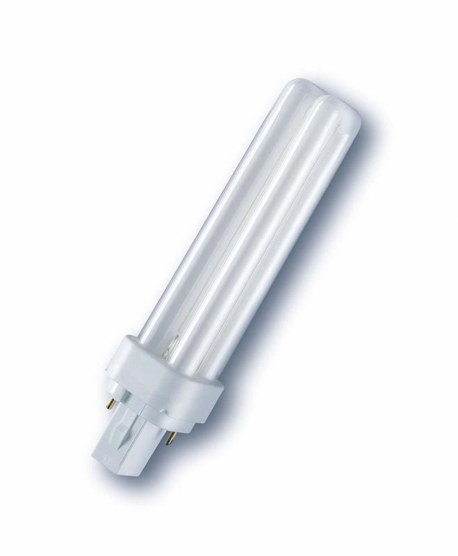 Лампа люминесцентная компактная DULUX D/E 26Вт/830 G24q-3 OSRAM 4099854122439  #1