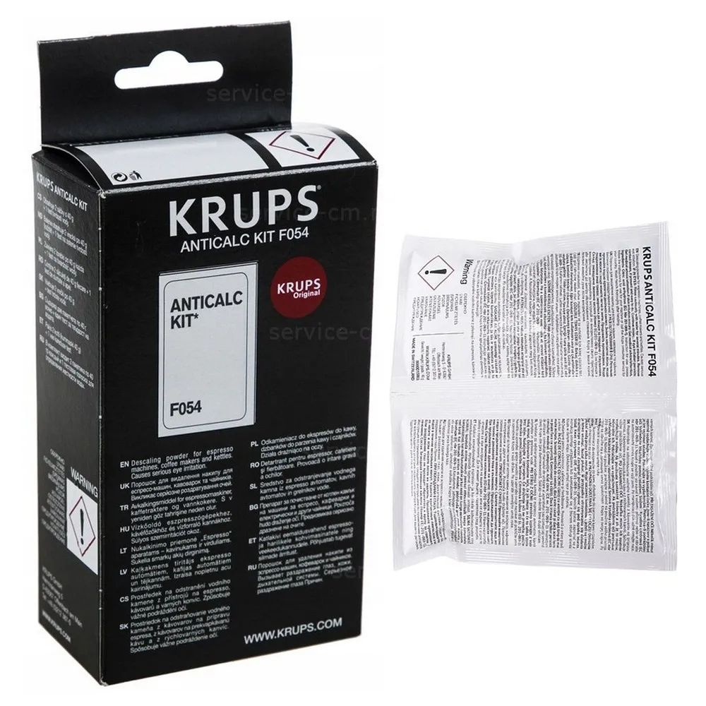 Средство для удаления накипи (2 х 40 гр.) для кофемашины Krups, F054  #1