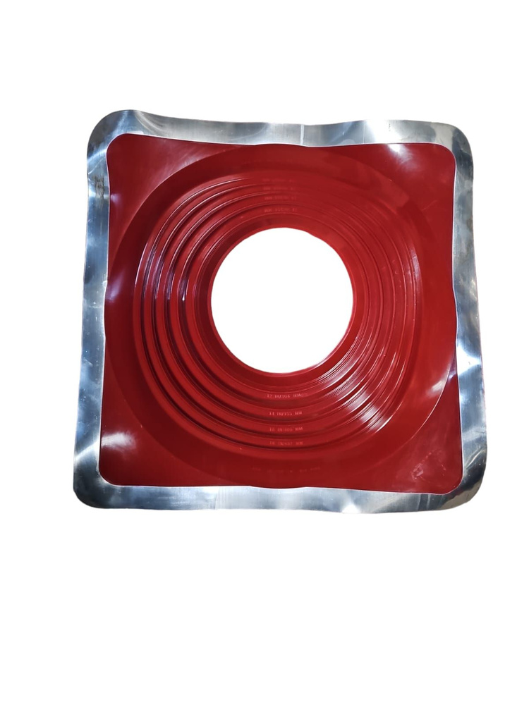 Крышный проход Мастер флеш №9, диаметр (254-467), красный, прямой  #1