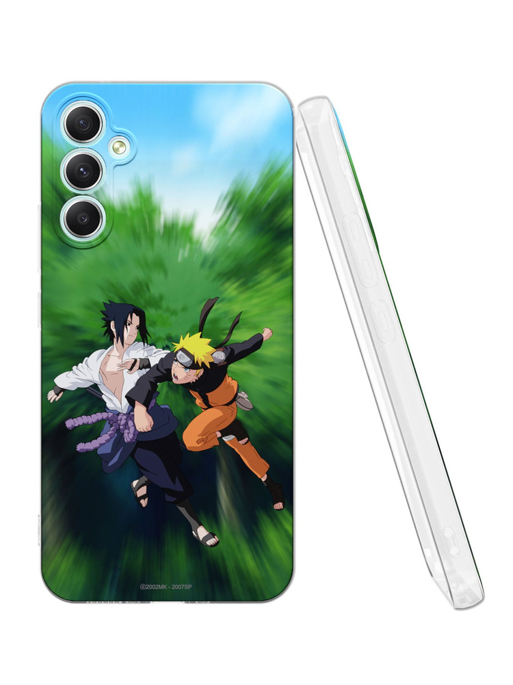 Силиконовый чехол Mobilius для Galaxy A34 (5G) (Галакси А34 5Джи), Naruto Shippuden: Битва  #1