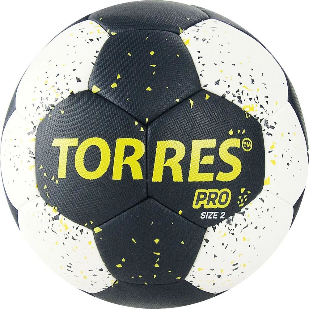 TORRES Мяч для гандбола, 2 размер, черный #1