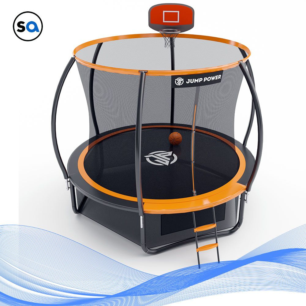 Батут Jump Power 10 ft Pro Inside Basket Orange #1