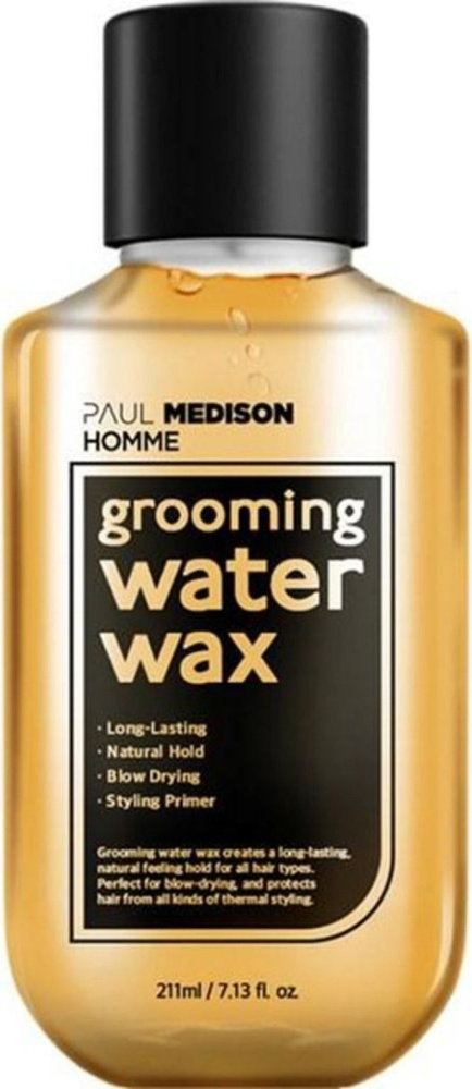 PAUL MEDISON / Пол Мэдисон Grooming Hair Water Wax Мужской гель для укладки волос сильной фиксации, с #1