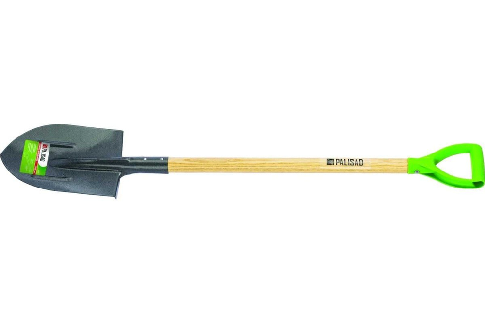 Лопата штыковая, 210х290х1150 мм, деревянный лакированный черенок// Palisad  #1