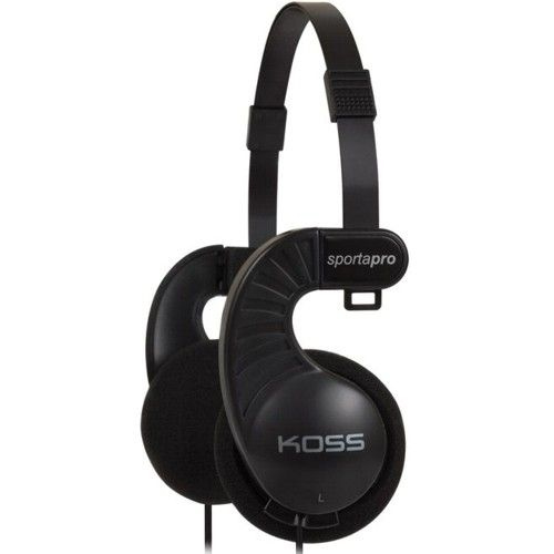 Наушники Koss, Sporta Pro, накладные, лёгкие, компактные, кабель 1.2 метра, чёрные  #1